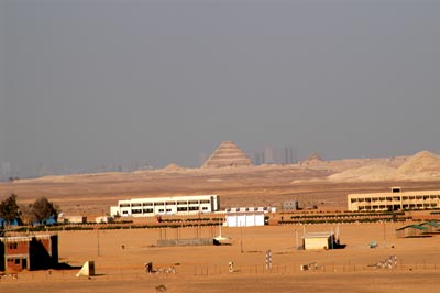 view north of saqqara