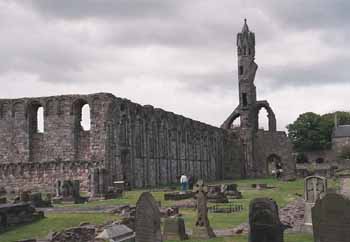 The one remaining wall of the largest cathedral in Scotland