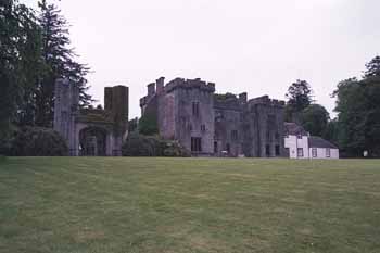 Ruined castle block and folly