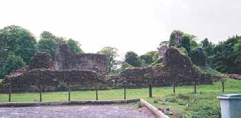The ivy-covered ruins of Lochmaben